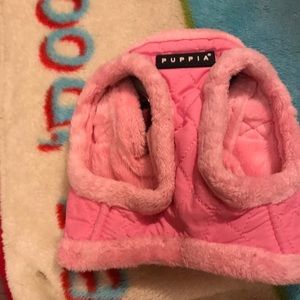 Pink dog harness